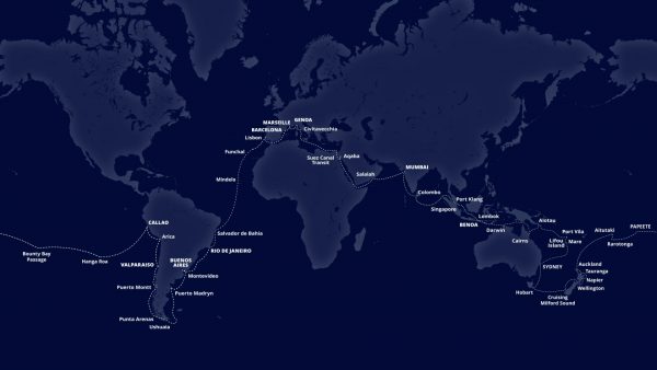 L'itinerario della MSC World Cruise 2022